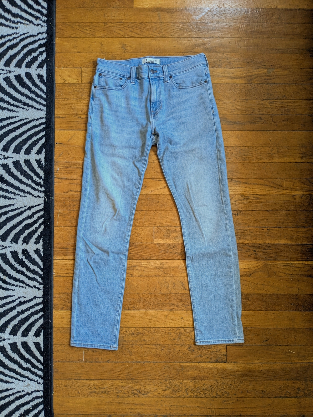 Men's Slim Leg, Light Wash Madewell Jeans